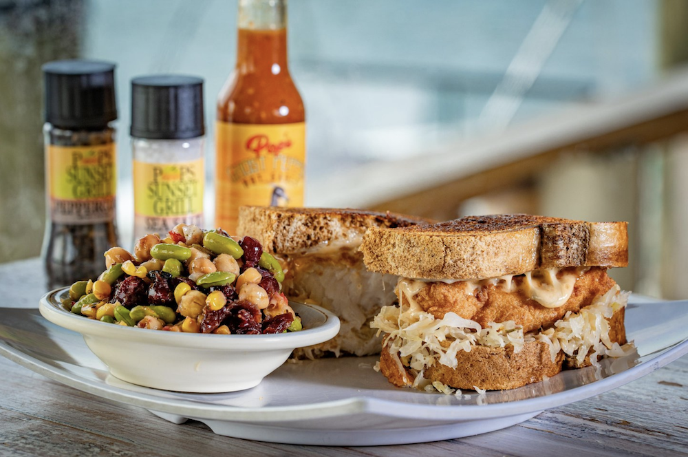 pops sunset grill tiki bar sandwich