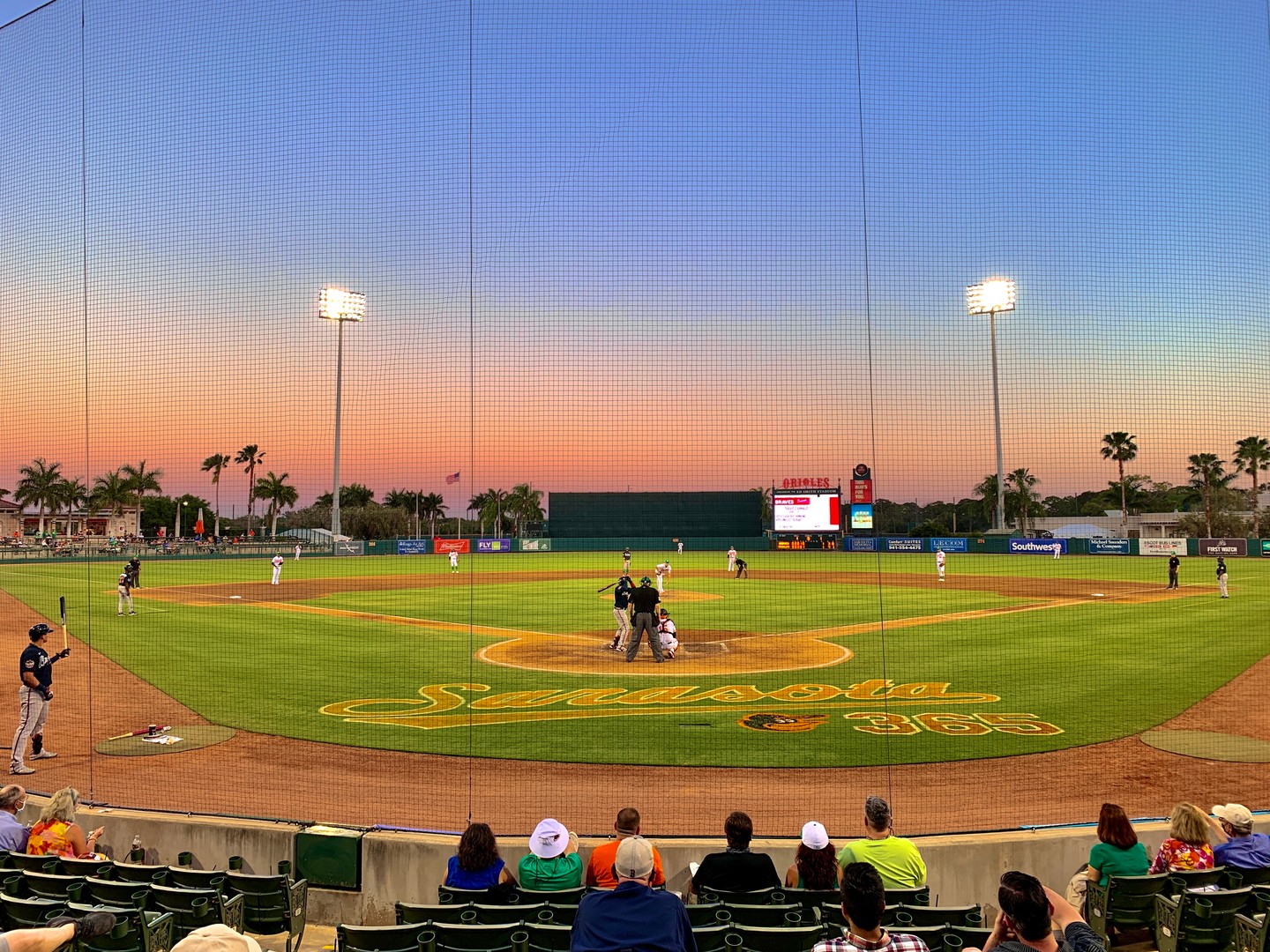 baltimore orioles playing at ed smith stadium