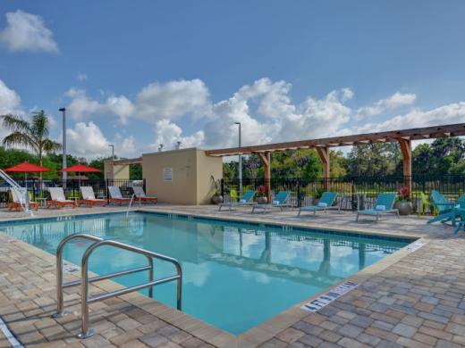 Outdoor Saline Pool - Enjoy a day in the sun or afternoon in the shade in our Heated Saline Pool Photo 3